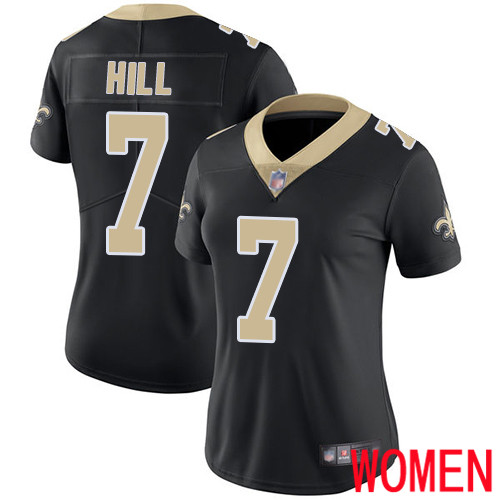 New Orleans Saints Limited Black Women Taysom Hill Home Jersey NFL Football #7 Vapor Untouchable Jersey